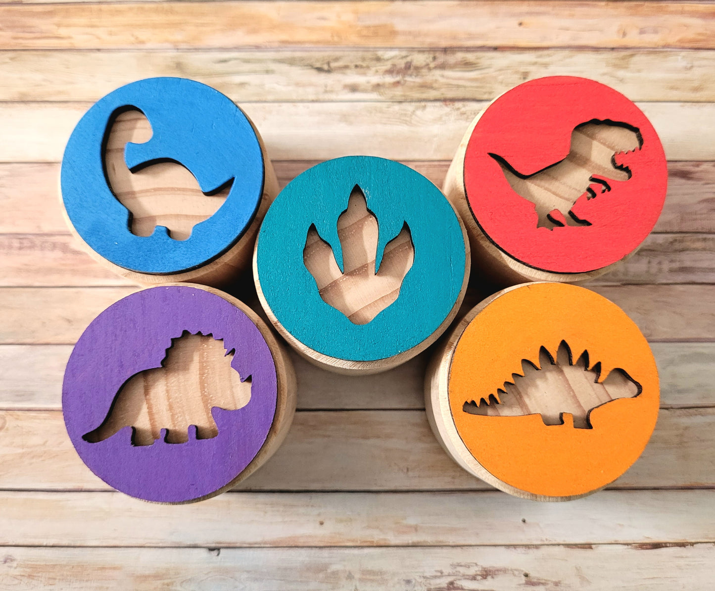 Dinosaurs stamper set