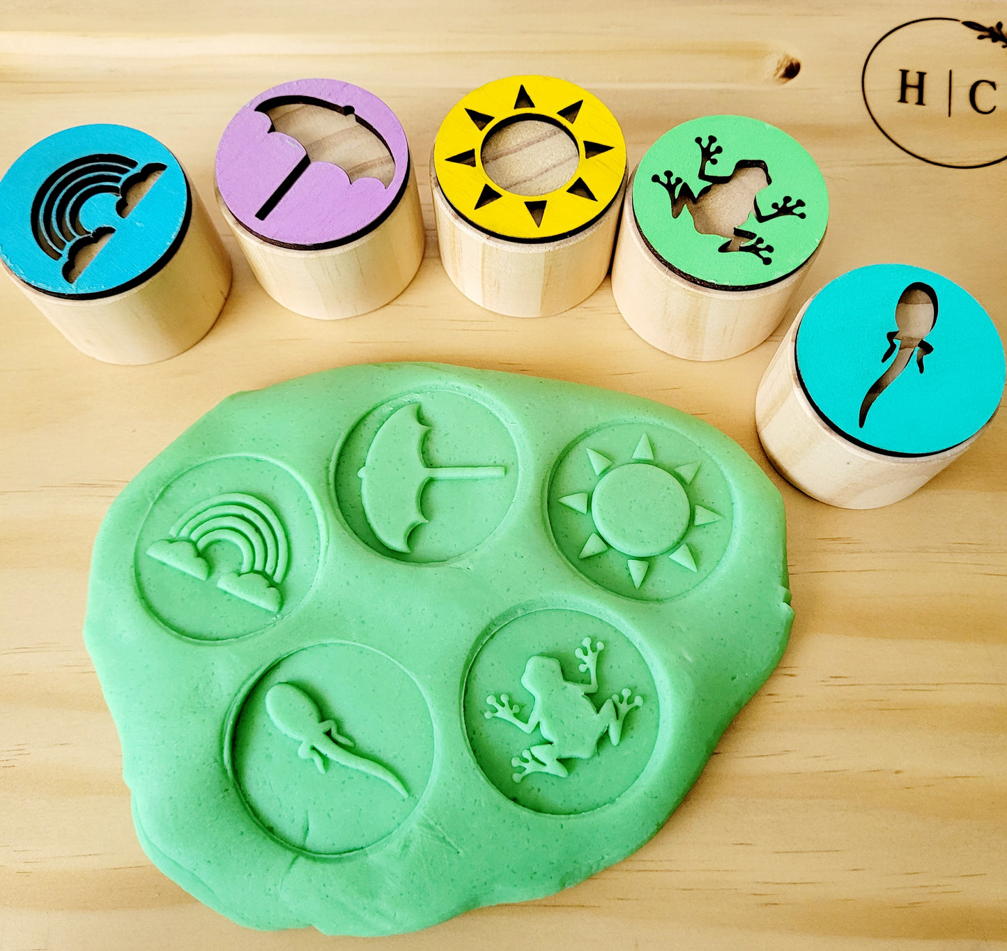 March Stamper Set with Playdough